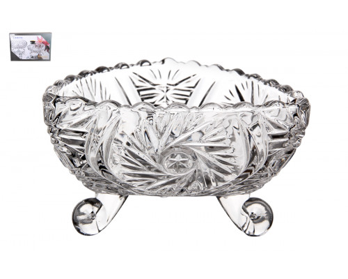 Набор сервировочных ваз 1/6 11.5х7см Коралл  8296  стекло