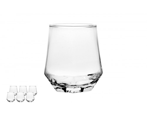 Набор стаканов 1/6 Коралл Clear 6003 310мл стекло