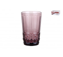 Набор стаканов 1/6 Коралл Арль фиолетовый GB2604V8012ZB 350мл. стекло
