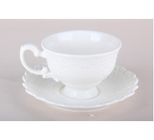 Набор чайный 1/6 260мл Коралл Romantic 8852  фарфор