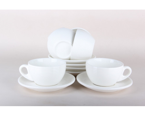 Набор чайный 6/12 220мл Коралл  8685  фарфор