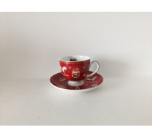 Пара кофейная 220 мл Коралл Щелкунчик и мышиный король YQ25001 п/у фарфор