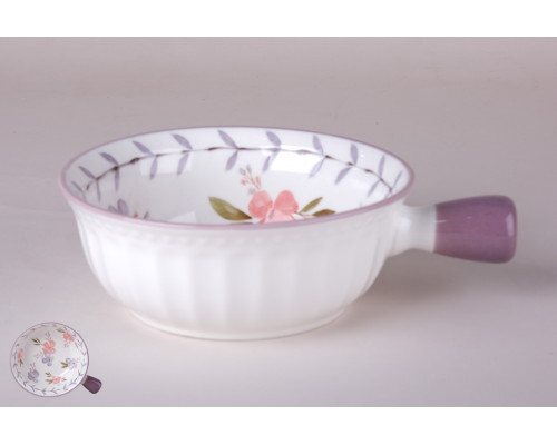 Салатник 15.5см/530мл Коралл Violet Dreams 8543  фарфор