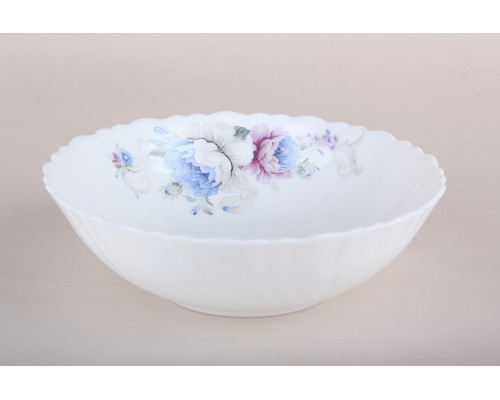 Салатник 15см/500мл Коралл Blue flowers LTW-60-7326  стекло