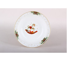 Салатник 18см/660мл Коралл Новогоднее волшебство HD25022  фарфор