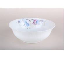 Салатник 20см/1200мл Коралл Blue flowers LHBW-80-7326  стекло