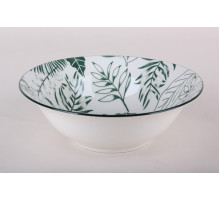 Салатник 550мл /18см Коралл Tropico ZX2460-70B  фарфор