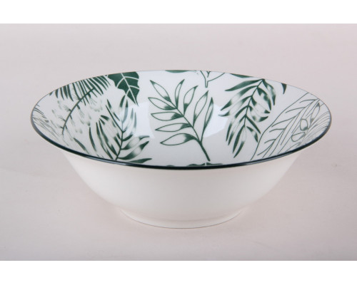 Салатник 550мл /18см Коралл Tropico ZX2460-70B  фарфор