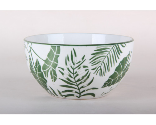 Салатник 650мл /14см Коралл Tropico ZX2460-55B  фарфор