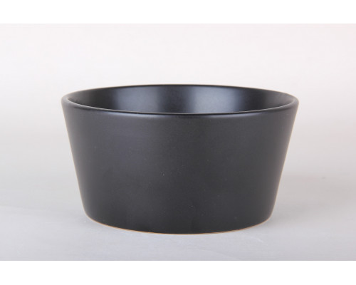 Салатник 780мл/15см Коралл Sola black BW-060  керамика