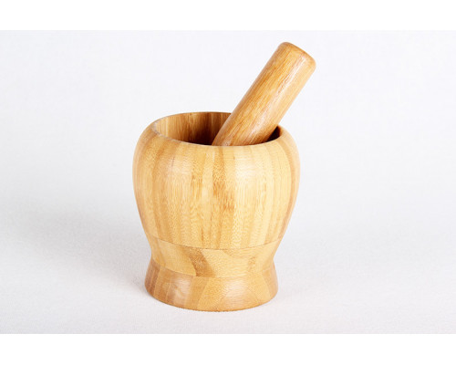 Ступка с пестиком бамбук 11.5х9см Коралл  3357  без