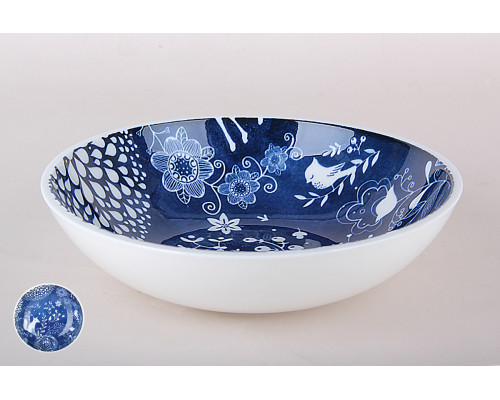 Тарелка глубокая 20см Коралл Deep forest SF06-3  фарфор