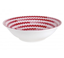 Тарелка глубокая 510мл/17см Коралл Димаре красный TC13004176P HCS-924  фарфор