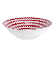 Тарелка глубокая 510мл/17см Коралл Димаре красный TC13004176P HCS-924  фарфор