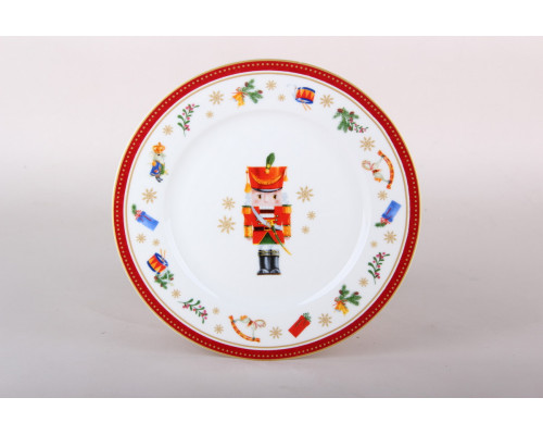 Тарелка десертная 19см Коралл Щелкунчик и мышиный король YQ25001  фарфор