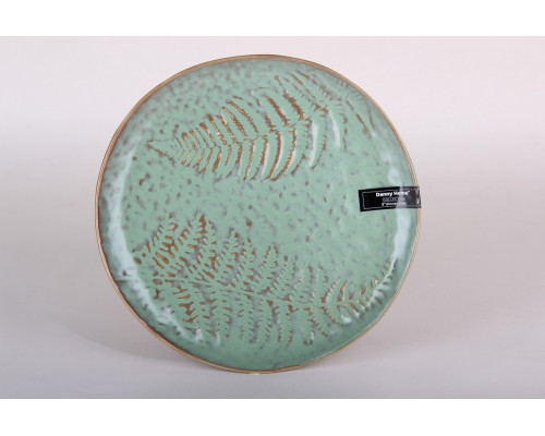 Тарелка десертная 21.5см Коралл Fern deco T36-02  фарфор