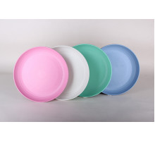 Тарелка десертная 22.5см Коралл 4 цвета 8132  без