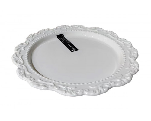 Тарелка десертная 22см Romantic Коралл Romantic 8849  фарфор