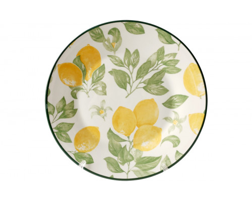 Тарелка обеденная 23см Коралл Lemon SXY2406DP90  фарфор