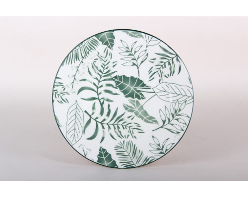 Тарелка обеденная 23см Коралл Tropico ZX2460-90P  фарфор