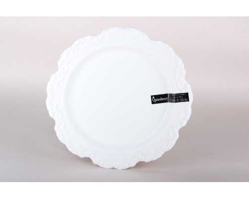 Тарелка обеденная 25.5см Romantic Коралл Romantic 8850  фарфор