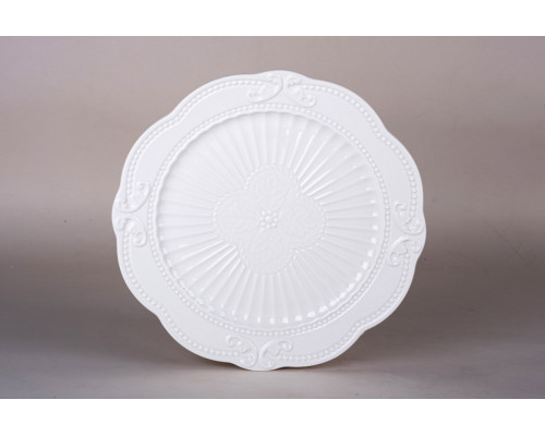 Тарелка обеденная 25.5см Коралл Версаль 9031  фарфор