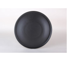 Тарелка обеденная 27см Коралл Sola black PL-0126  керамика