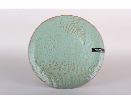 Тарелка обеденная 27см Коралл Fern deco T36-01  фарфор