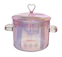 Кастрюля Aylis 60173 2л. стекло перлам.